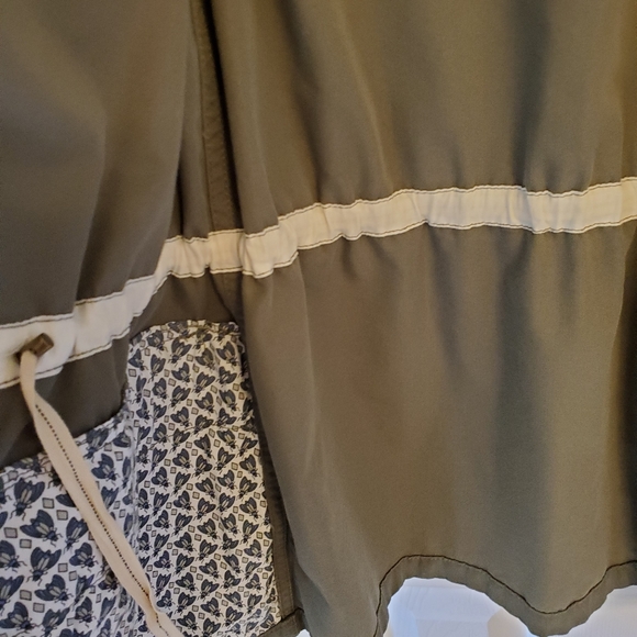 Banana Republic woman's tunnel waist jacket,  color: green night,  size: 10 tall - Picture 8 of 15